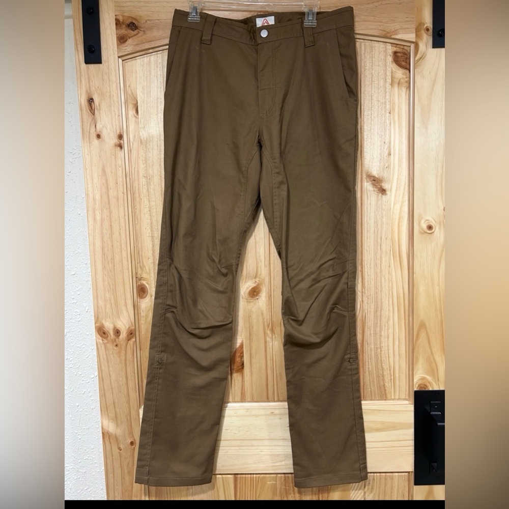 Men's Brown Pants LIVSM Designs 33x34 Outdoor Caramel Brown Excellent condition